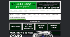 Desktop Screenshot of 121golfshop.com
